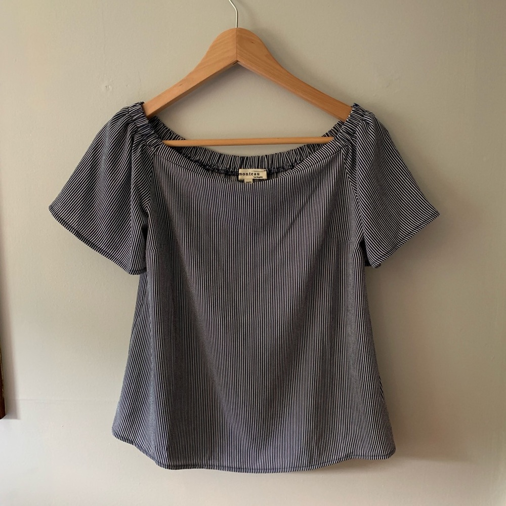 striped blouse